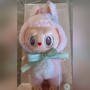 adidas Pink Bunny Plush Toy with Bow